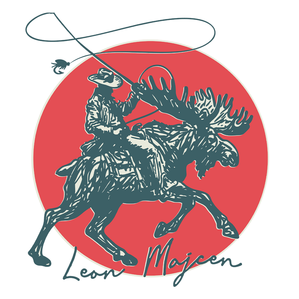 Moose Die Cut Sticker